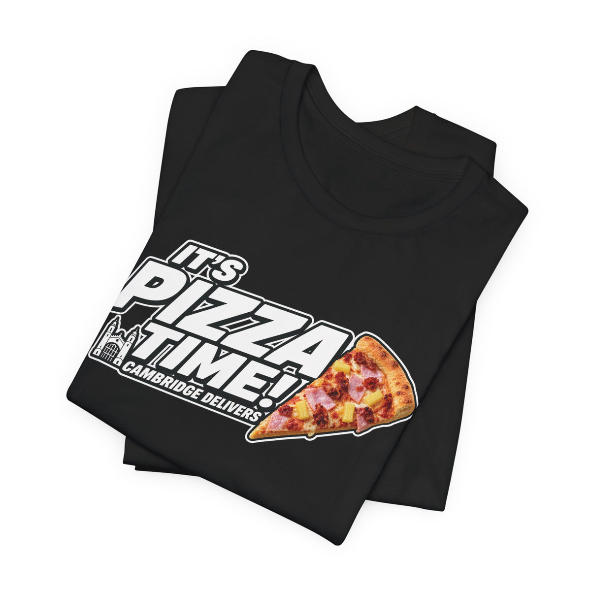 Pizza Time T-Shirt — "It's Pizza Time!" Slice Graphic Tee
